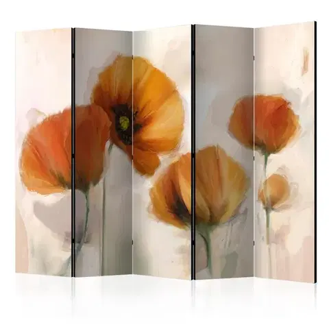 Paravány Paraván poppies - vintage Dekorhome