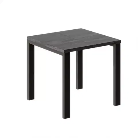 Jedálenské stoly Rozkladací stôl Garant 80/170x80cm Betón Tmavý