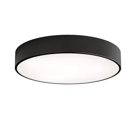 Svietidlá  Kúpeľňové stropné svietidlo CLEO 4xE27/24W/230V pr. 50 cm čierna IP54 5907623601001