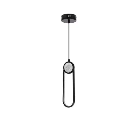Svietidlá  LED Luster na lanku LACRIMA LED/15W/230V 3000K čierna 31-35585