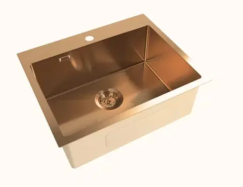 Kuchynské drezy SAT Dřez SAT Aurum rose gold SATSINK5545BRG SATSINK5545BRG
