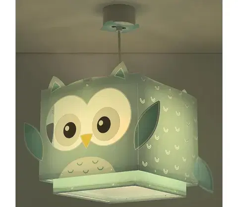 Svietidlá Dalber 64392 - Detský luster LITTLE OWL 1xE27/60W/230V 64392M