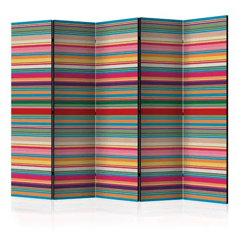 Paravány Paraván Subdued stripes Dekorhome