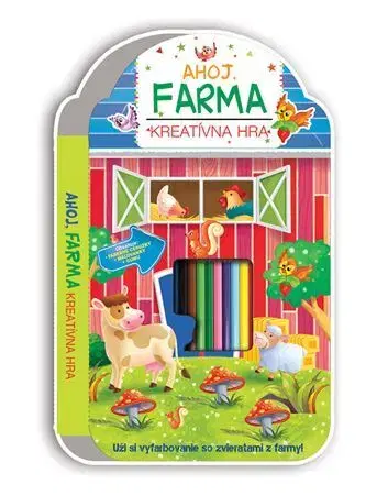 Nalepovačky, vystrihovačky, skladačky Ahoj farma