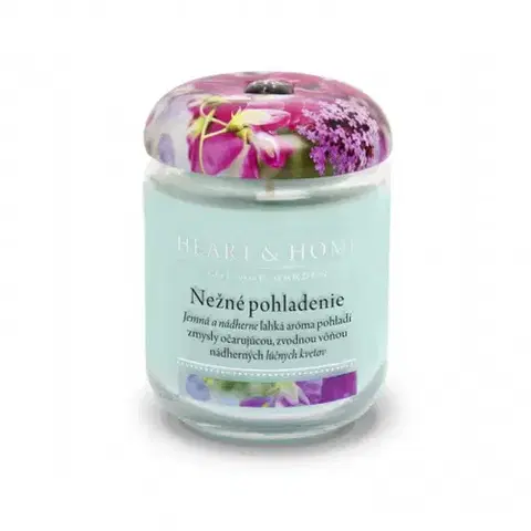 Veľká sviečka Albi Veľká sviečka Heart & Home Nežné pohladenie, 340g