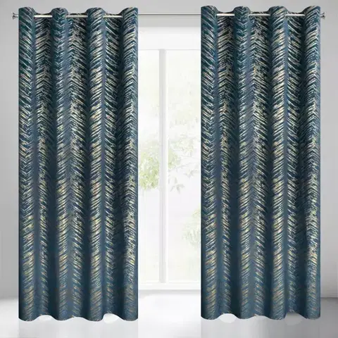 Závesy do spálne Záves SARA 140X250 na priechodkách 387351