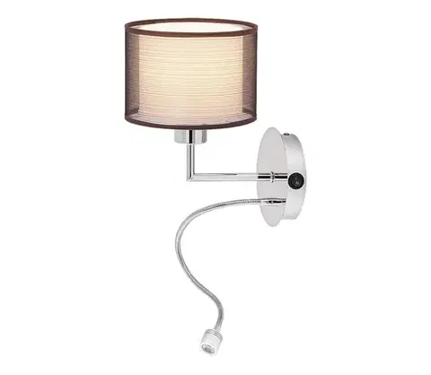 Svietidlá Rabalux 2629 - Nástenné svietidlo ANASTASIA E27/60W + LED/1W
