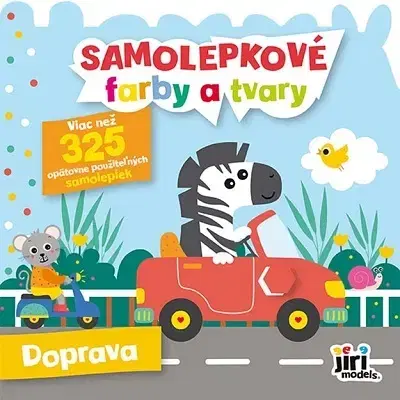 Nalepovačky, vystrihovačky, skladačky Samolepkové farby a tvary - Doprava