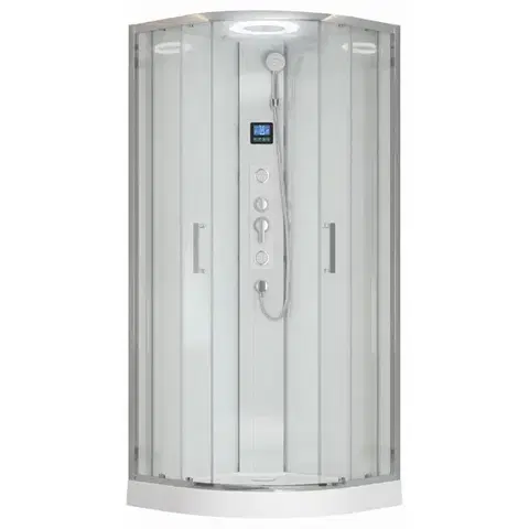 Sprchovacie kúty KERRA - Hydromasážny box Orion 90 biela 5907548123480