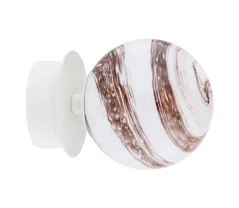 Svietidlá Argon 8454 - Nástenné svietidlo FABIO 1xE14/7W/230V alabaster biela 8454