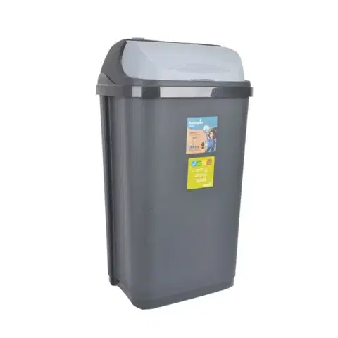 Odpadkové koše Kinekus Kôš na odpad zasúvací, 50L, plastový, RASMUS, grafit