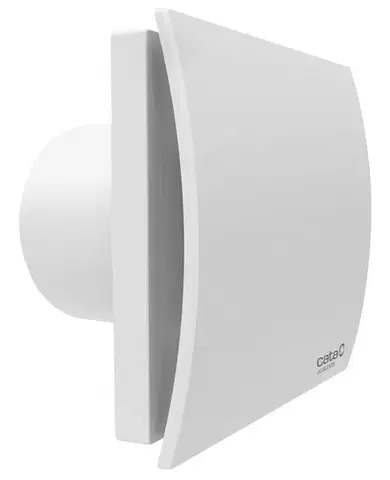 Príslušenstvo k batériám CATA - SILENTIS UC TH 10 kúpeľňový ventilátor axiálny s automatom, 8W, potrubie 100, biela 01220200