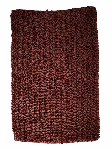 Kúpeľňové predložky MKLozkoviny.sk Kúpeľňová predložka 40×60 cm - Lisa tmavohnedá