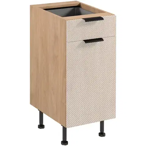 Kuchynské skrinky Korpus Luxeo K04-D40S1- AX dub puccini