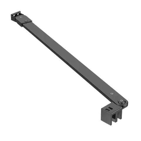 Sprchovacie kúty Upevňovacie rameno SAT Walk-in Xmotion gun metal SATWIXMZAV120GM SATWIXMZAV120GM