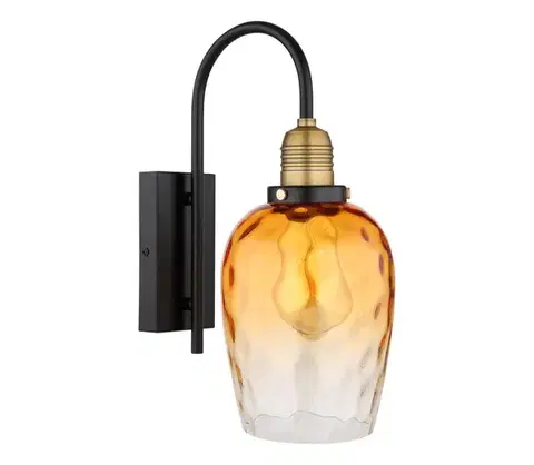 Svietidlá Globo 15786W - Nástenná lampa SALVY 1xE27/60W/230V oranžová 15786W