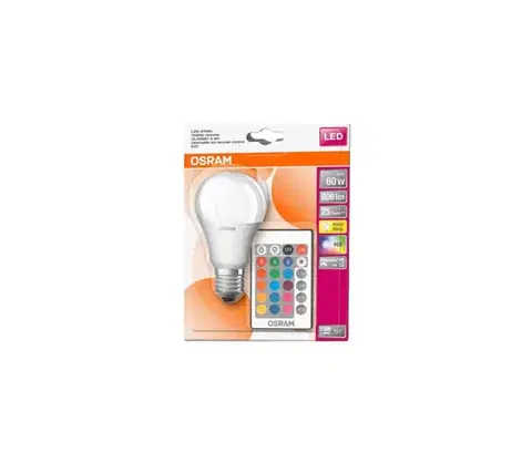 LED osvetlenie Ledvance LED RGB Stmievateľná žiarovka STAR+ A60 E27/9W/230V 2700K - Osram 4058075430754