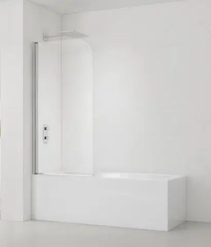 Sprchové dvere Vaňová zástena SAT 150x75 cm chróm SATVZUNIKCRT75 SATVZUNIKCRT75