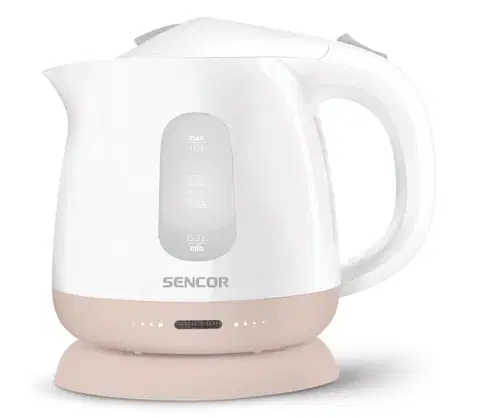 Predlžovacie káble Sencor - Rýchlovarná kanvica 1 l 1100W/230V biela/ružová 41019963