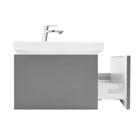 Kúpeľňový nábytok Kúpeľňová skrinka s umývadlom SAT Feel 120x30x44, 8 cm antracit mat SATFEEL120ANTU4BA SATFEEL120ANTU4BA