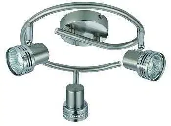 Stropná svetla Stropné svietidlo 3x50W GU10 chróm Metro Spirala