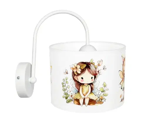 Svietidlá HEXE Detské nástenné svietidlo FAIRIES 1xE27/60W/230V 0933
