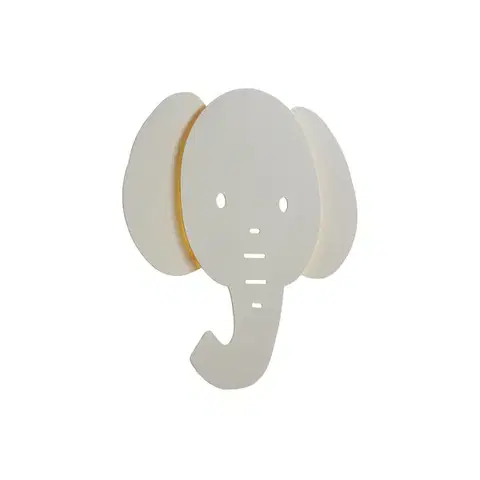 Nástenné osvetlenie Detská nástenná lampa béžová vrátane LED 3-stupňové stmievanie - Ellie the Elephant