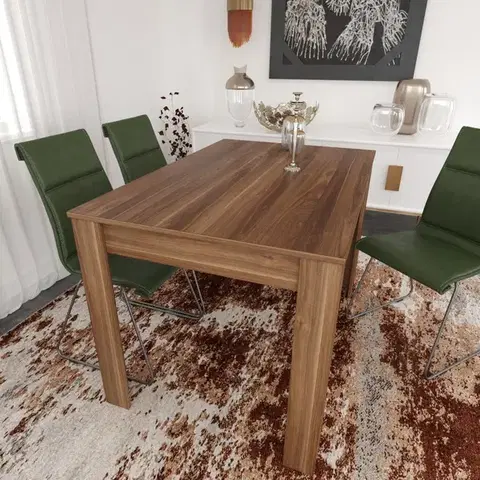Jedálenské stoly Jedálenský stôl Single 120 - Walnut