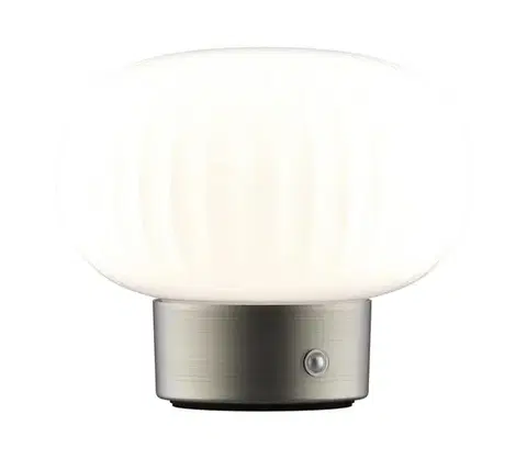 Lampy  LED Stmievateľná dotyková stolná lampa LATTE LED/1,8W/5V USB 2000 mAh chróm/biela 329844