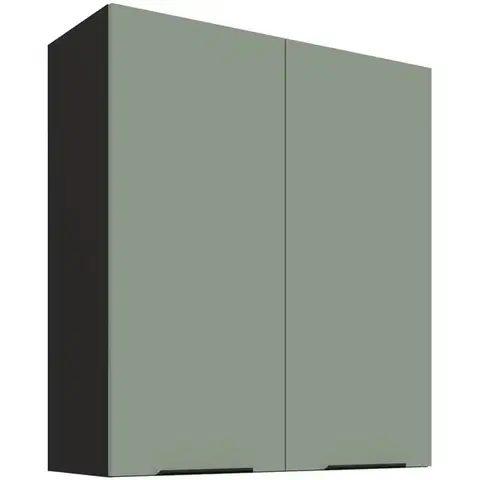 Kuchynské skrinky visiace Kuchynská skrinka Aria-SA/BL anti fingerprint 80G-90 2F