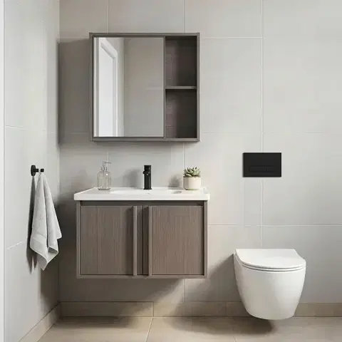 Kúpeľňový nábytok REA - Súprava kúpeľňového nábytku s umývadlom Gama T25023 KJM 60CM REA-M0205