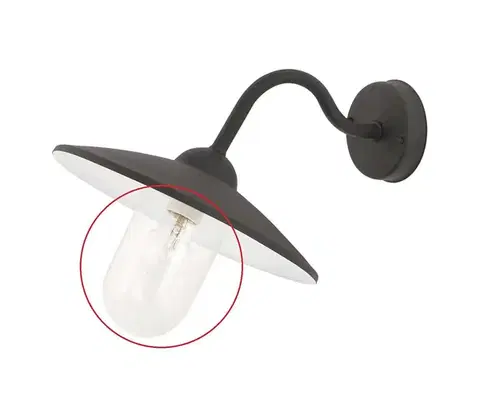 Predlžovacie káble Rabalux Náhradné sklo VIGO E27 170x100 mm 19446