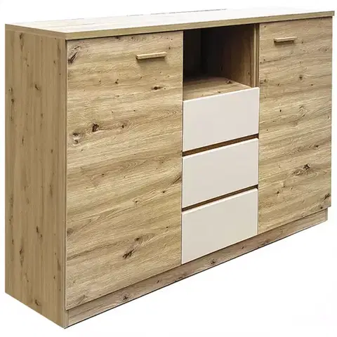 Komody so zásuvkami a dvierkami Komoda Cx3 Kašmír/Artisan