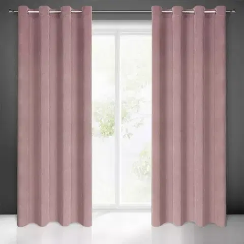 Závesy do spálne Záves ELIZA 140x250 na priechodkách 386203 EUROFIRANY