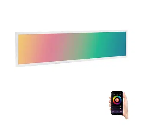 Svietidlá  B.V.  - LED RGBW Stlmiteľný podhľadový panel MESH LED/36W/230V 120x30 cm S10304OM2