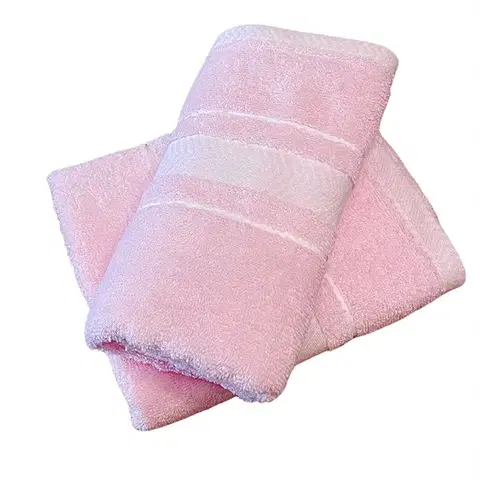 Uteráky Froté uterák deluxe Monako ružový 50 x 90 cm TiaHome