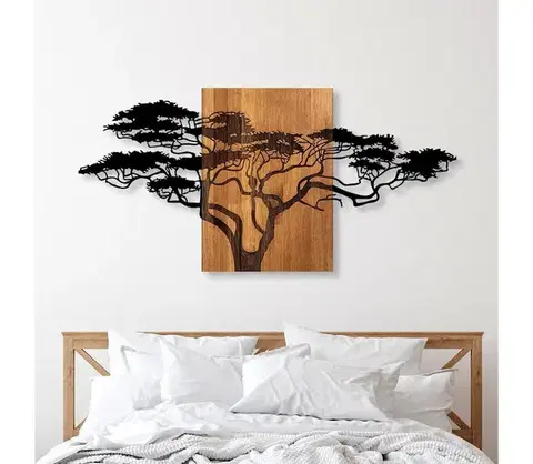 Obrazy  Nástenná dekorácia 70x144 cm strom drevo/kov 899SKL2316