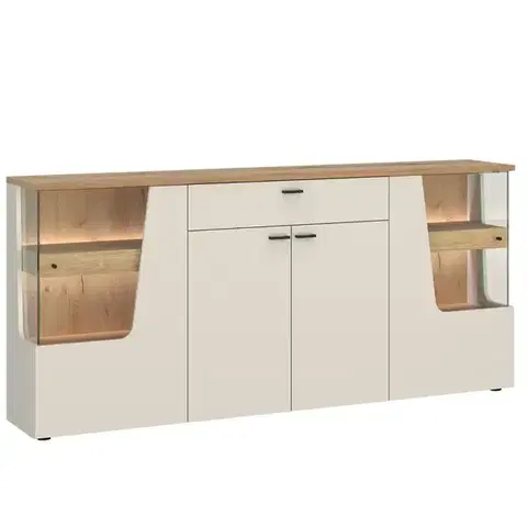 Komody do spálne Komoda Cut Out CTUK02 U118 4D1S kašmír