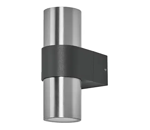 LED osvetlenie Ledvance - Vonkajšie nástenné svietidlo ENDURA ROTARY 2xGU10/5W/230V IP44 4058075763449