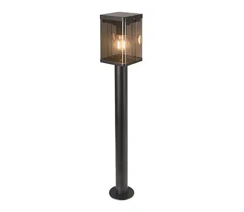 Záhradné lampy  LED Vonkajšia solárna lampa so senzorom LED/2,5W/3,7V 3000K IP54 2000 mAh čierna 23009
