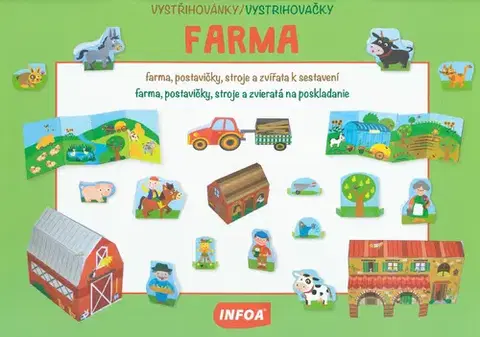 Nalepovačky, vystrihovačky, skladačky Vystřihovánky - Farma - Kolektív autorov