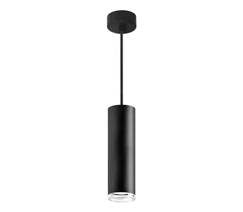 Svietidlá  Kúpeľňový luster na lanku TURYN 1xGU10/10W/230V IP44 čierna 324757