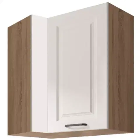 Kuchynské skrinky visiace Kuchynská skrinka Smart  45g pravá Sonoma/Biely Mat