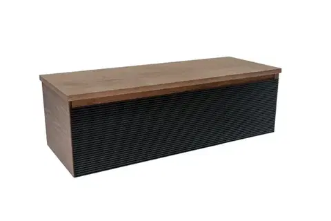Kúpeľňový nábytok Koupelnová skříňka s krycí deskou Naturel Monza 119x30x45 cm ořech mat MONZA120BN MONZA120BN