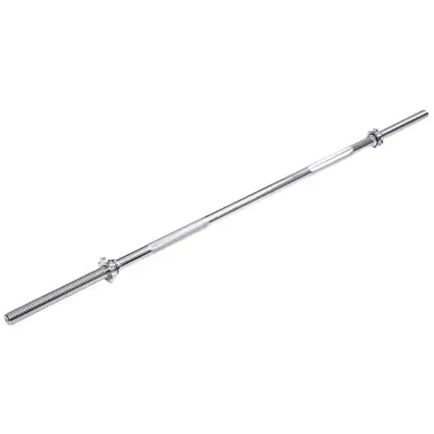 Osy k činkám Vzpieračská tyč inSPORTline Welerty rovná 180cm/30mm • so závitom a objímkami