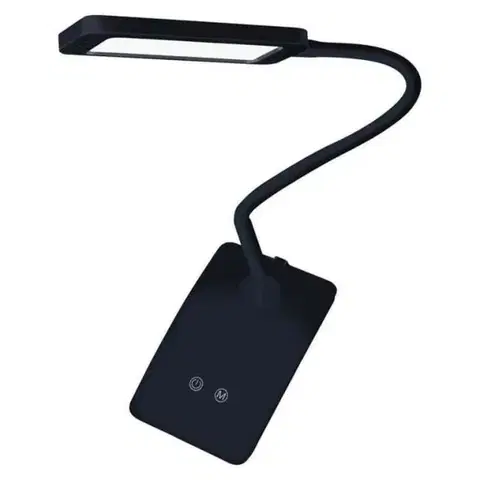 Stolné lampy EMOS Lampa stolná LED EDDY 6W, čierna