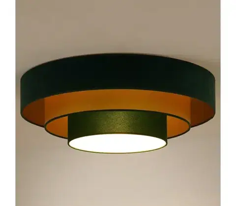 Svietidlá  - LED Stropné svietidlo LUNETA LED/26W/230V pr. 60 cm 4000K zelená/zlatá 606301