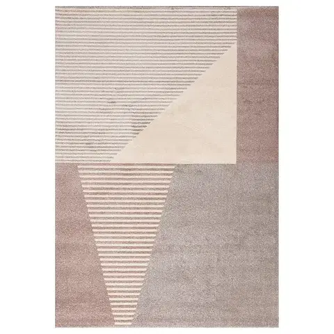 Koberce Koberec Sevilla paper white/dusty rose 160x230cm