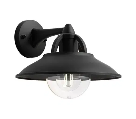 Svietidlá Philips 17381/30/PN - Vonkajšie nástenné svietidlo COMORANT 1xE27/42W/230V IP44 17381/30/PN