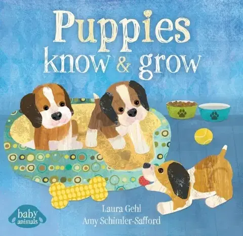 Leporelá, krabičky, puzzle knihy Puppies Know & Grow - Dr. Laura Gehl